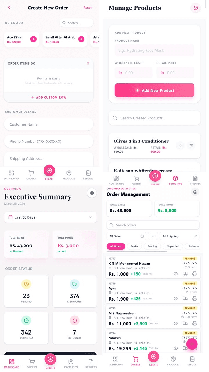 Order Management System (PWA)